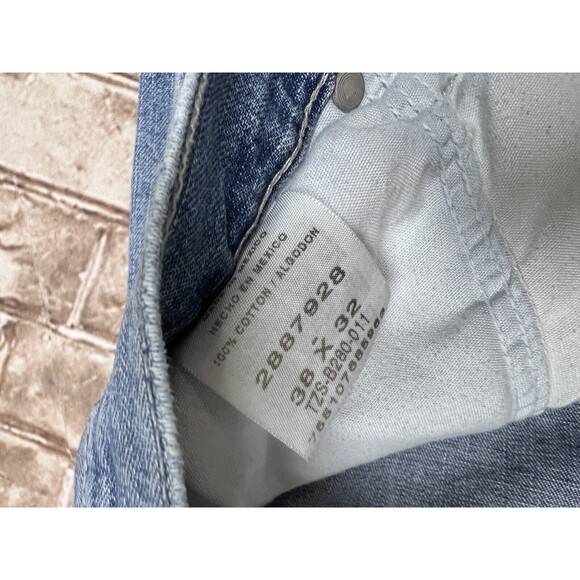 Vintage Y2K Lee Baggy Carpenter Skate Blue Jeans 38x32 "18" Openings JNCO Style - Picture 4 of 8